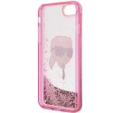 Karl Lagerfeld KLHCI8LNKHCP iPhone 7/8/ SE 2020/2022 różowy/pink hardcase Glitter Karl Head