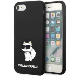 Karl Lagerfeld KLHCI8SNCHBCK iPhone 7/8/ SE 2020/2022 hardcase czarny/black Silicone Choupette