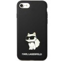 Karl Lagerfeld KLHCI8SNCHBCK iPhone 7/8/ SE 2020/2022 hardcase czarny/black Silicone Choupette