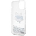 Karl Lagerfeld KLHCP12MLNCHCS iPhone 12/ 12 Pro 6,1" srebrny/silver hardcase Glitter Choupette Head