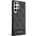 Guess GUHCS23LG4GLGR S23 Ultra S918 czarny/black hardcase 4G Stripe Collection