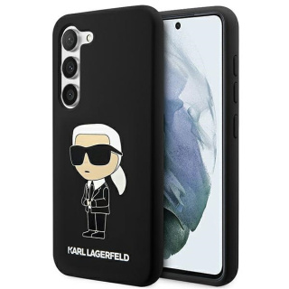 Karl Lagerfeld Etui do Samsung Galaxy S23 Hardcase Czarny Silicone Ikonik