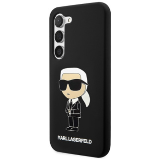 Karl Lagerfeld Etui do Samsung Galaxy S23 Hardcase Czarny Silicone Ikonik