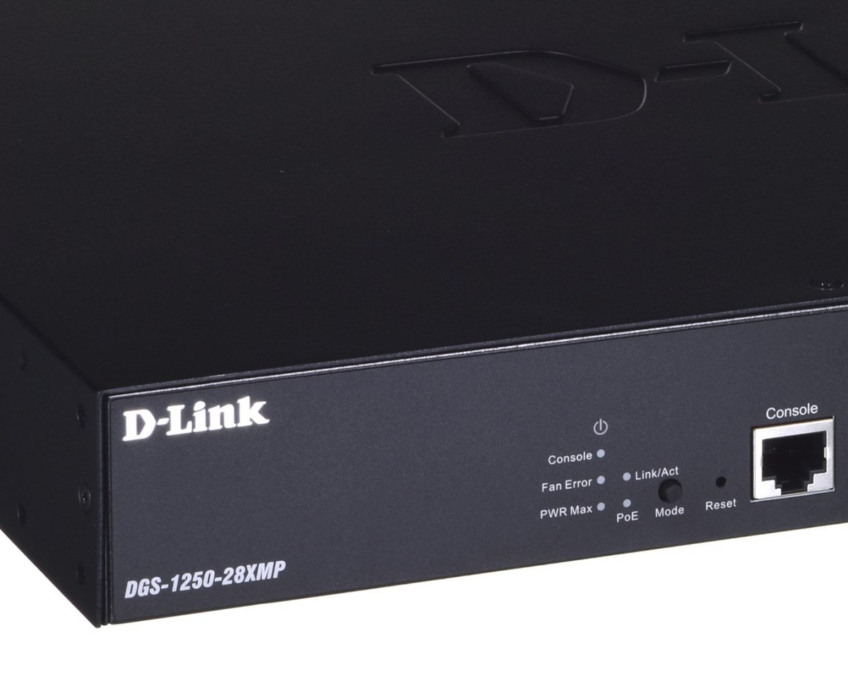 D-link-DGS-1250-28XMP/E 24-port Gigabit PoE switch