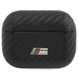 BMW BMAP2CMPUCA AirPods Pro 2 cover czarny/black PU Carbon M Collection
