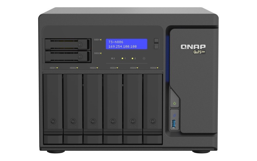 QNAP Serwer NAS TS-h886-D1602-8G 0xHDD Intel Xeon D-1602 8GB