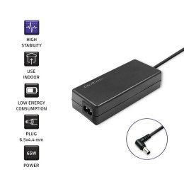 Qoltec Zasilacz sieciowy do monitora LG/Samsung 65W | 19V | 3.42A | 6.5x4.4 |+kabel zasilający