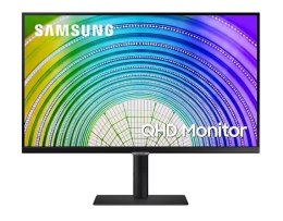 Samsung Monitor 27 cali ViewFinity S6 IPS 2560x1440 WQHD 16:9 1xHDMI 1xUSB-C 2xDP (In+Out) 3xUSB 3.0 LAN (RJ45) 5ms HAS+PIVOT płaski 3 l
