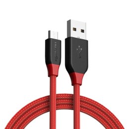 Kabel USB do Micro USB AmpCore BlitzWolf BW-MC4 1m (czerwony)