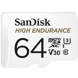 High Endurance microSDXC 64GB V30 z adapterem (rejestratory i monitoring)