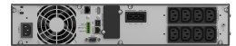 POWER WALKER UPS ON-LINE RACK 19" VFI 1500 ICR IOT PF1 1/1 FAZY, 1500VA, 8X IEC C13, USB/RS232, LCD
