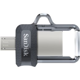 Pendrive SanDisk Ultra Dual Drive SDDD3-064G-G46 (64GB; microUSB, USB 3.0; kolor czarny)