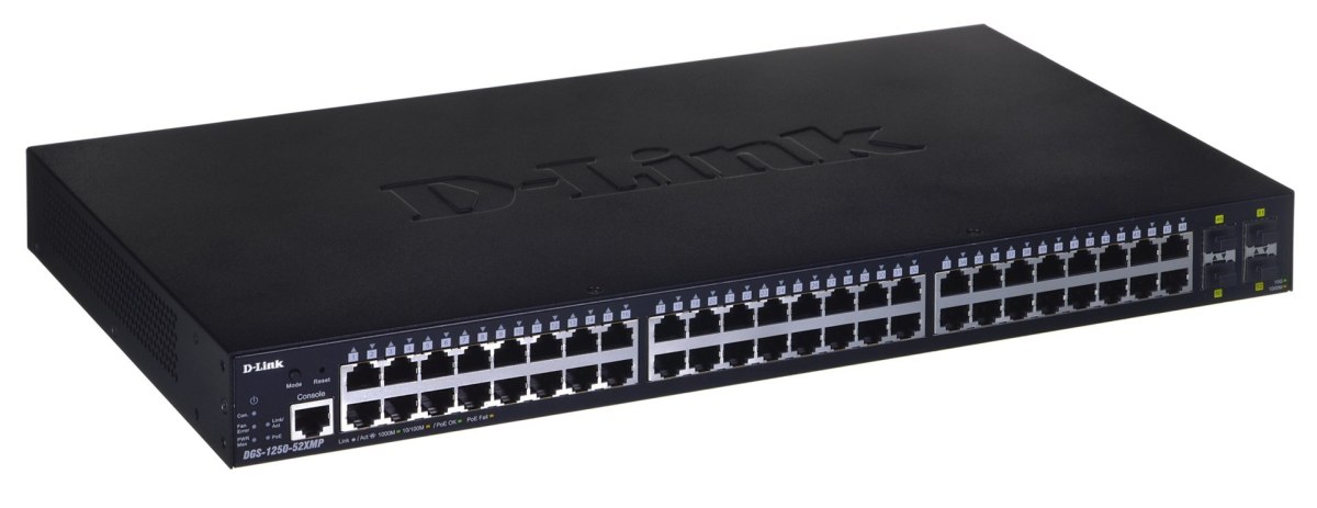 D-link-DGS-1250-52XMP/E 48-portSmart switch