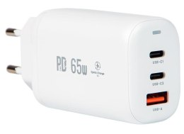 BLOW Ładowarka sieciowa gniazdo USB+USB-Cx2 65W