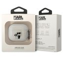 Karl Lagerfeld KLA3HNKCTGT Airpods 3 cover transparent Gliter Karl&Choupette
