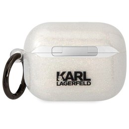 Karl Lagerfeld KLAPHNKCTGT Airpods Pro cover transparent Gliter Karl&Choupette