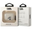 Karl Lagerfeld KLAPHNKCTGT Airpods Pro cover transparent Gliter Karl&Choupette
