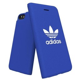 Adidas Booklet Case Canvas iPhone SE 2020/6/6s/7/8 niebieski/blue 30284
