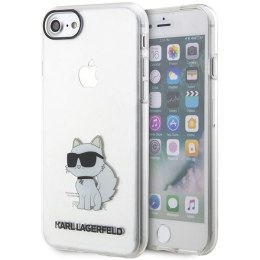 Karl Lagerfeld KLHCI8HNCHTCT iPhone 7/8/ SE 2020 / SE 2022 transparent hardcase Ikonik Choupette