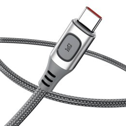 Kabel szybkiego ładowania USB-C Baseus Flash, QC 3.0, Huawei SCP, Samsung AFC, 5A, 2m (srebrny)