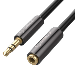 Kabel audio Orico AM-MF2-20-BK-BP miniJack 33,5 mm męski-żeński 2 m