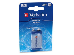 Bateria Verbatim 9V R9 6LR61 (1 szt blister)