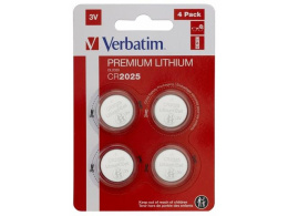Bateria Verbatim CR2025 (4 szt blister)