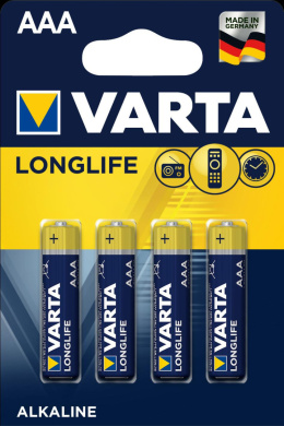 Baterie VARTA Longlife Micro LR03/AAA - 4 szt