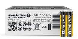 Baterie alkaliczne AAA/LR03 everActive Industrial Alkaline 40 sztuk