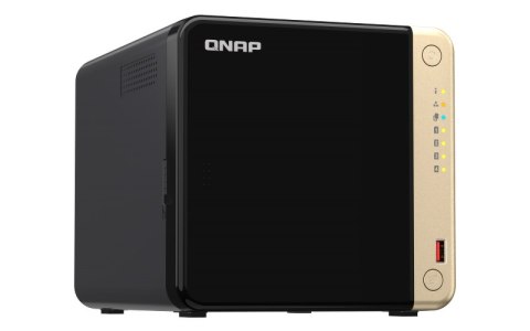 QNAP TS-464-8G | 4-zatokowy serwer NAS, Intel Celeron, 8GB RAM, 2x 2,5GbE RJ-45, Tower