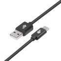 TB Kabel USB-USB C 1.5m czarny sznurek premium