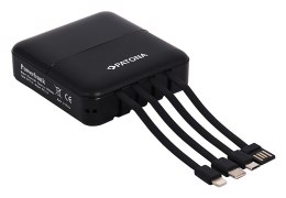 Powerbank Patona Pocket4C 10000mAh z 4 zintegrowanymi kablami do ładowania USB micro-USB USB C Lightning