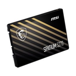 Dysk SSD MSI SPATIUM S270 240GB SATA3 2.5" (500/400 MB/s) 3D NAND