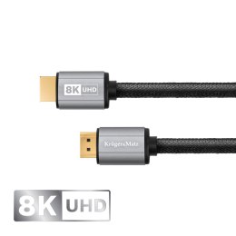 Krüger&Matz Kabel HDMI-HDMI 2.1 8K 0,9 m Kruger&Matz
