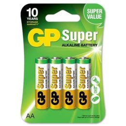 Bateria alkaliczna AA / LR6 GP Super Alkaline x4