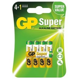 Bateria alkaliczna AAA / LR03 GP Super Alkaline x5