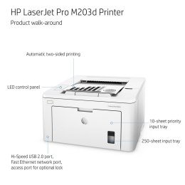 Drukarka HP LaserJet Pro M203dw G3Q47A#B19 (A4)