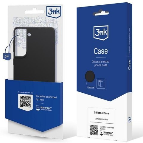 3MK Silicone Case Sam S22 5G S901 czarny/black