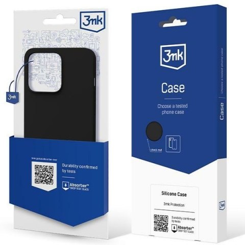 3MK Silicone Case iPhone 12/12 Pro 6,1" czarny/black