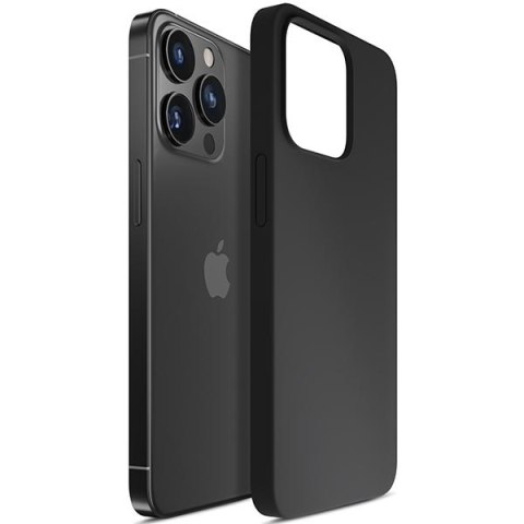 3MK Silicone Case iPhone 13 Pro Max 6,7" czarny/black