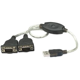 Kabel adapter Manhattan USB / 2x RS232/COM/DB9