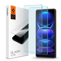Spigen Glas.TR Slim Xiaomi Redmi Note 12 Pro 5G/12 Pro+ Plus 5G 2szt./2pcs AGL06045 szkło hartowane