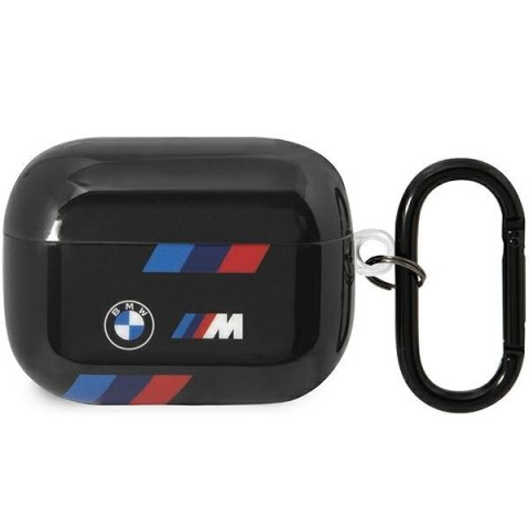 BMW BMAP222SOTK AirPods Pro 2 gen cover czarny/black Tricolor Stripes