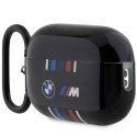 BMW BMAP222SWTK AirPods Pro 2 gen cover czarny/black Multiple Colored Lines