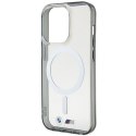 Etui BMW BMHMP14LHCRS iPhone 14 Pro 6.1" transparent hardcase Silver Ring MagSafe