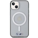 Etui BMW BMHMP14MHCRS iPhone 14 Plus 6.7" transparent hardcase Silver Ring MagSafe