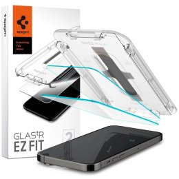 Spigen GLAS.TR "EZ FIT" Szkło Hartowane do iPhone 14 Pro Clear 2-PACK