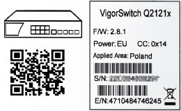 DrayTek Vigor Switch Q2121x