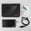 AXAGON EE25-XA Obudowa zewnętrzna aluminiowa USB2.0 - SATA, 2.5" SSD/HDD
