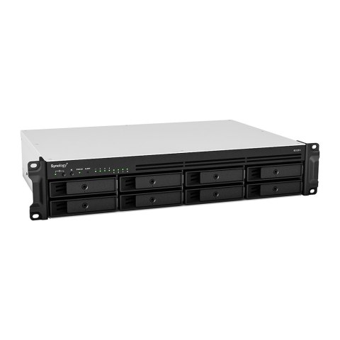 Synology RS1221RP+ | 8-zatokowy serwer NAS, AMD Ryzen, 4GB RAM, 4x 1GbE RJ-45, RP, RACK 2U